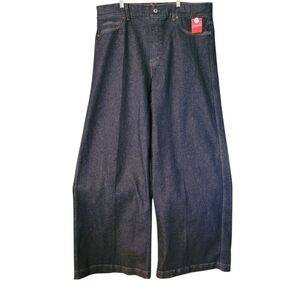 NWT SPANX wide leg denim raw indigo - 3XT. -    Y114